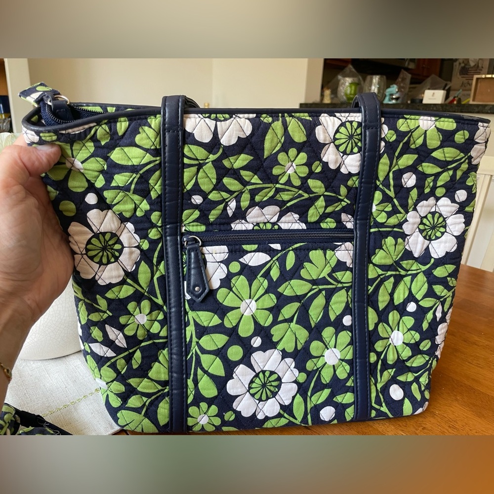 Vera Bradley 🍀Lucky You🍀 Trimmed Tote